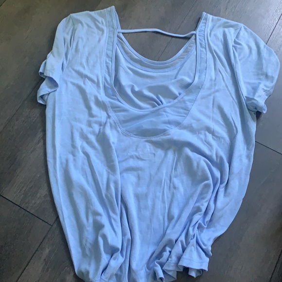 Women’s Old Navy Active Top- Light Blue - Picture 3 of 5